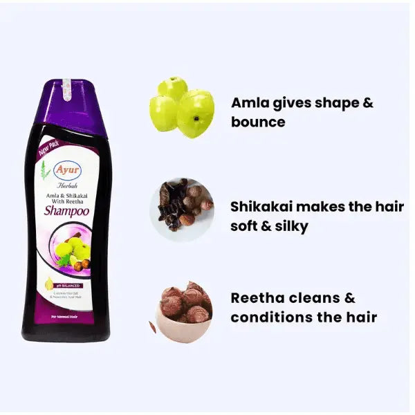 Arur Shampoo Amla & Shikaka 500 ml, 1000ml