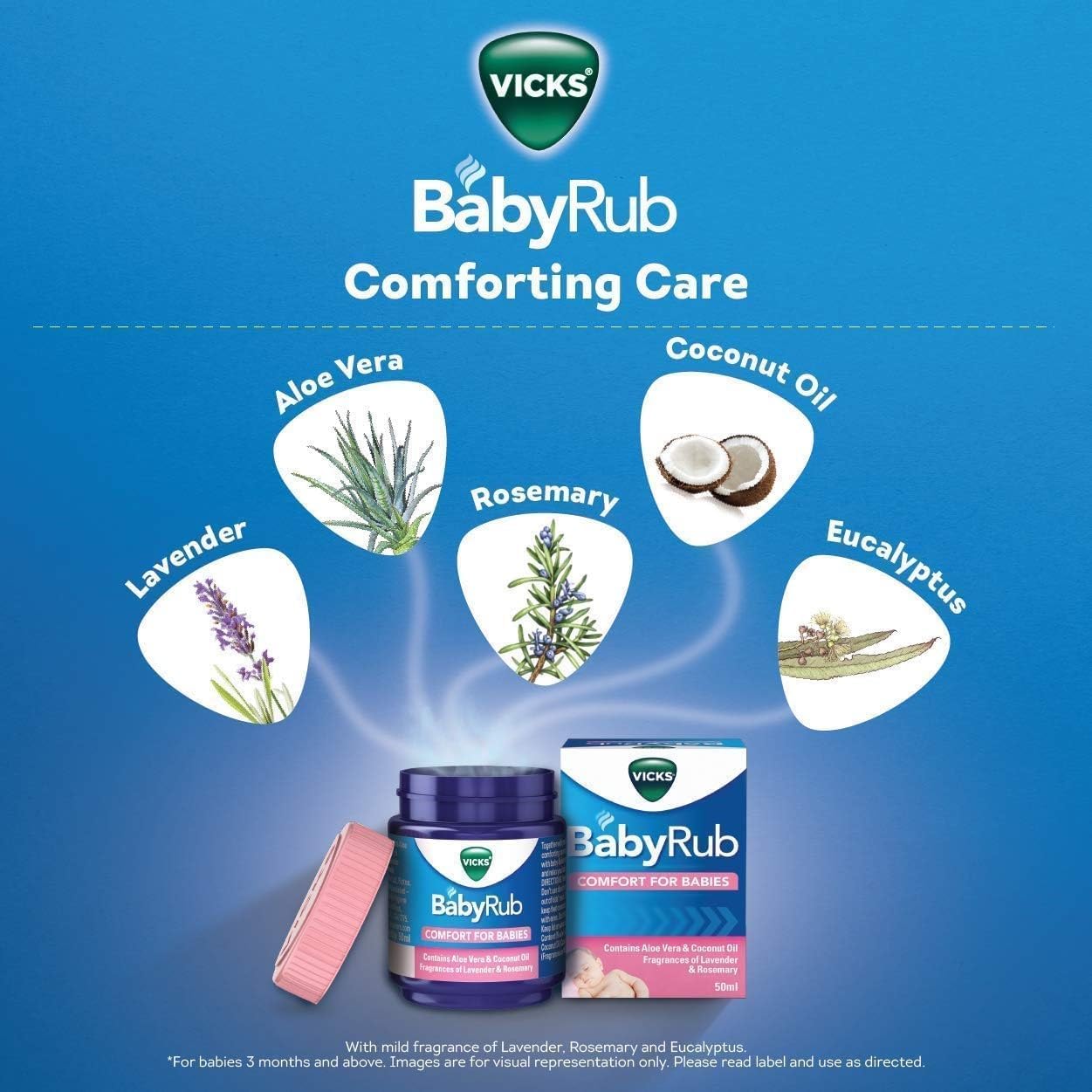 Vicks Babyrub 10ml, 50ml