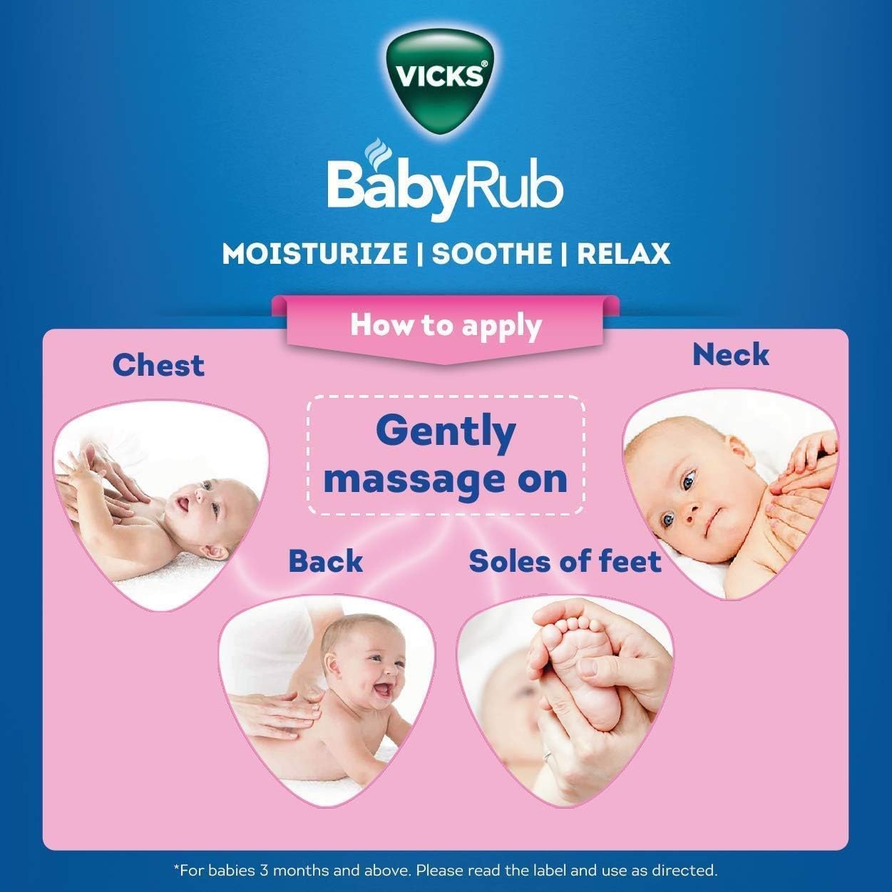 Vicks Babyrub 10ml, 50ml