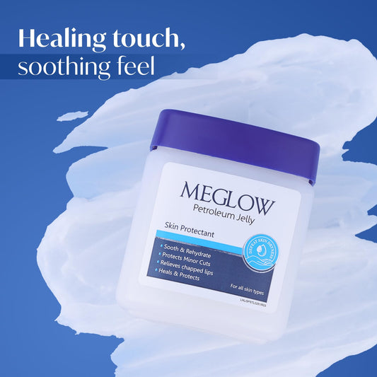 Meglow Petroleum Jelly Cream 100g | Deep Hydration & Skin Protection