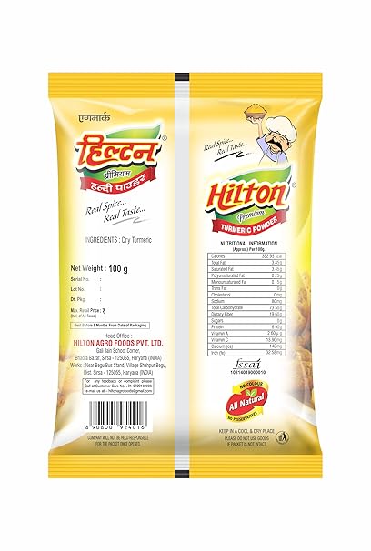 Hilton Turmeric Powder 100g, 200g, 500g