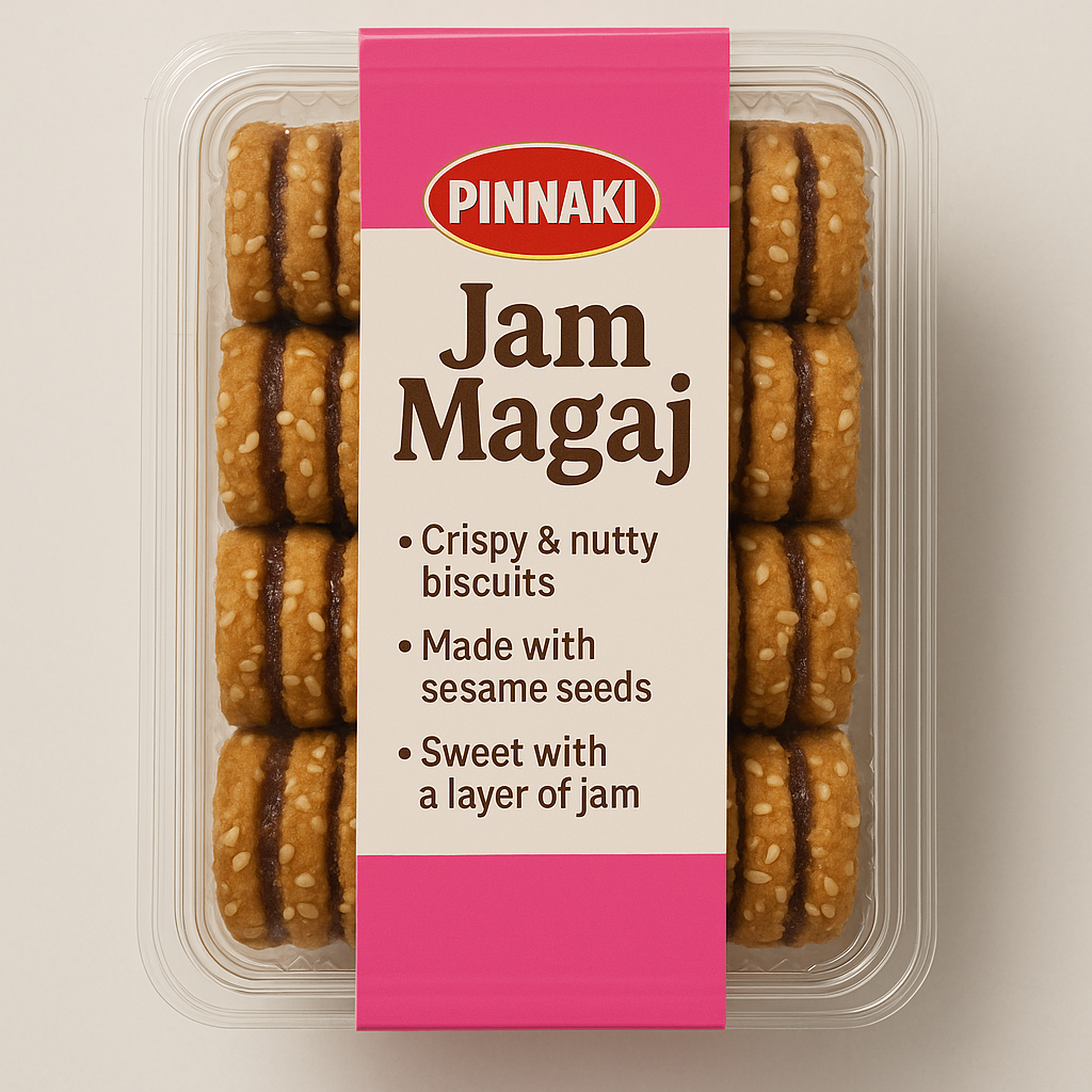 Pinnaki Jam Magaj Cookies 500g