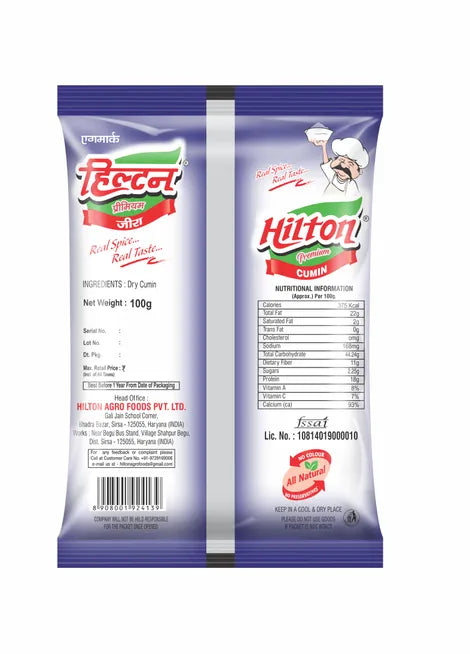 Hilton Jeera Sabut 100g, 200g, 500g