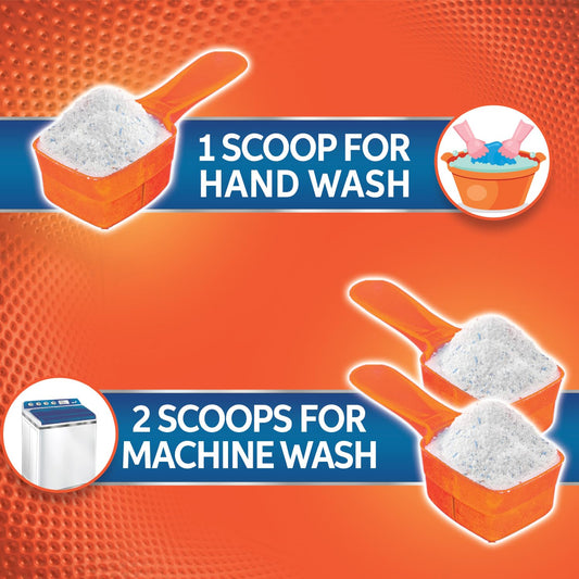 Tide Double Powder Detergent Powder - 3Kg Pack (Jar Free)