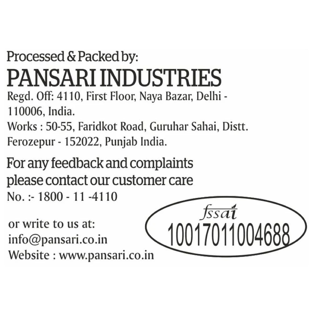 Pansari Mustard Kachi Ghani 5L JAR