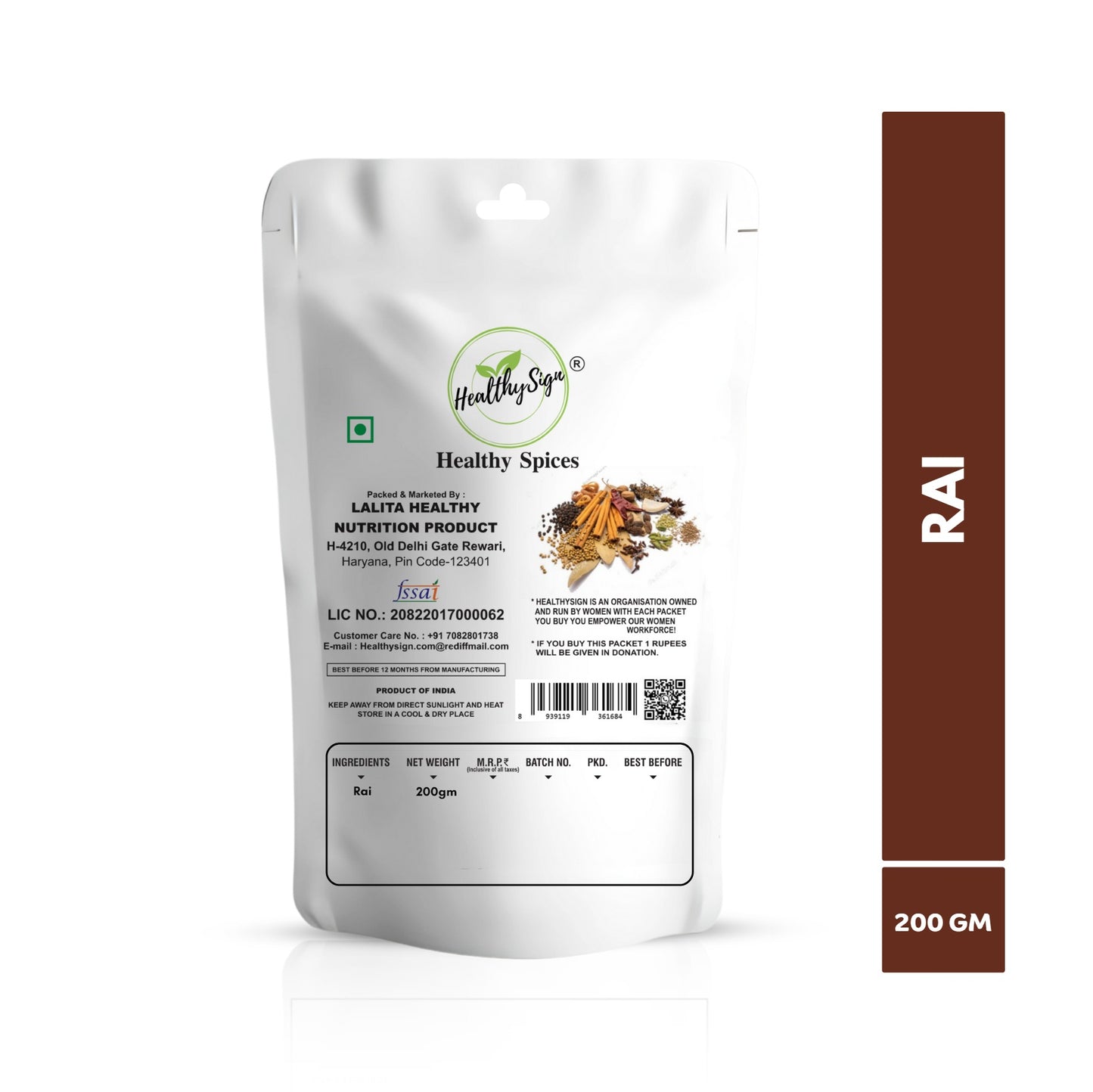HealthySign Rai 100g, 200g, 500g