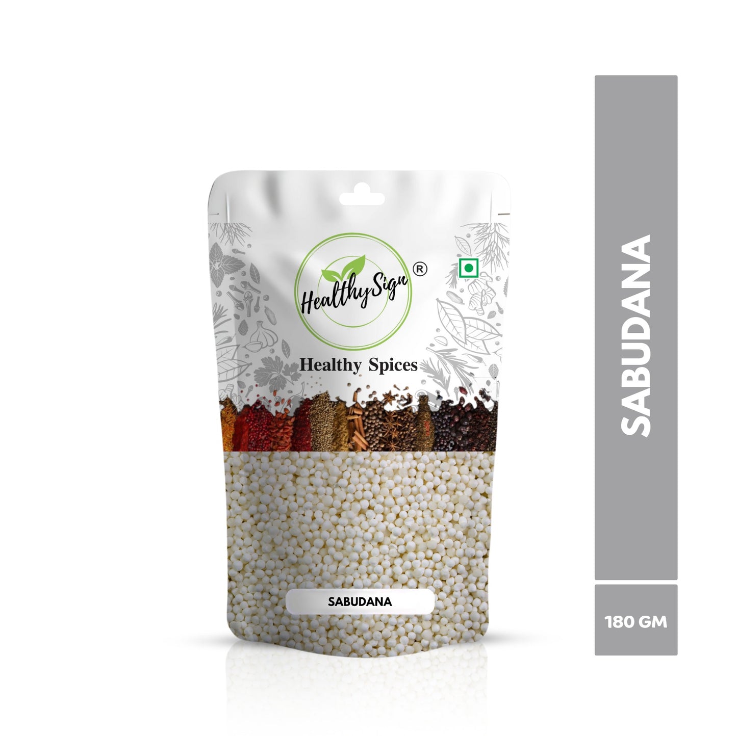 HealthySign Sabudana 180g, 500g, 750g