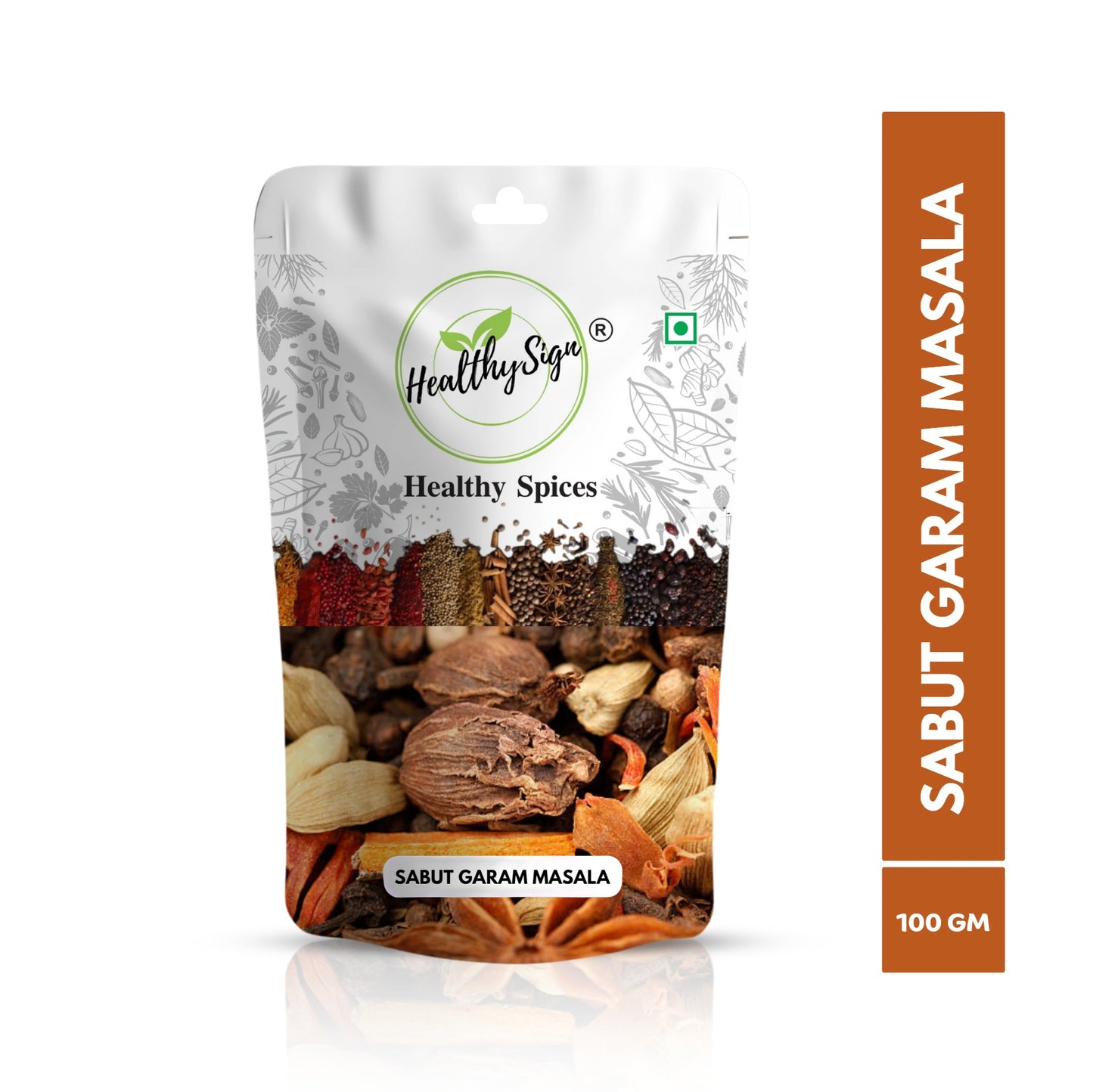 HealthySign Sabut Garam Masala 50g, 100g, 250g