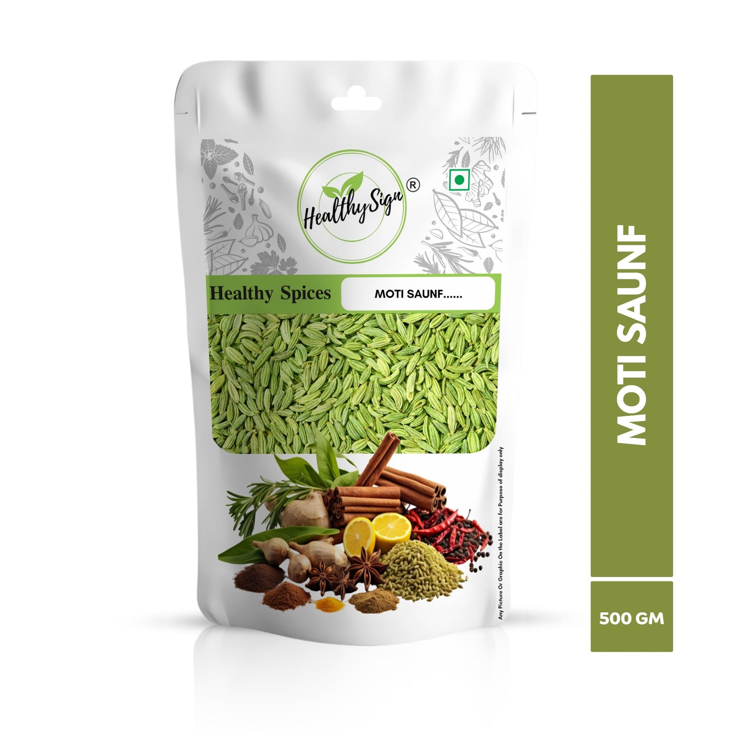 HealthySign Moti Saunf 100g, 200g, 500g