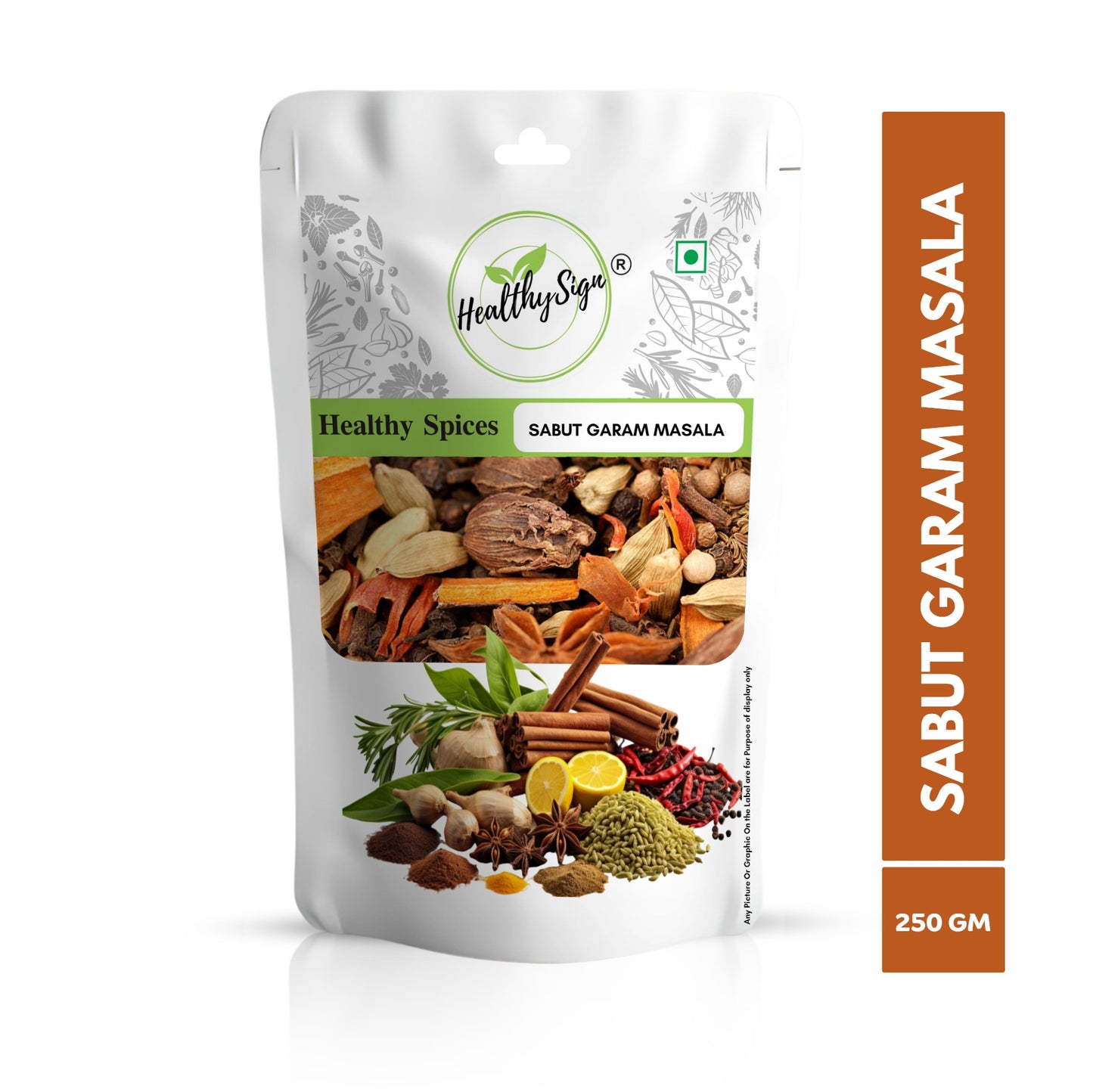HealthySign Sabut Garam Masala 50g, 100g, 250g