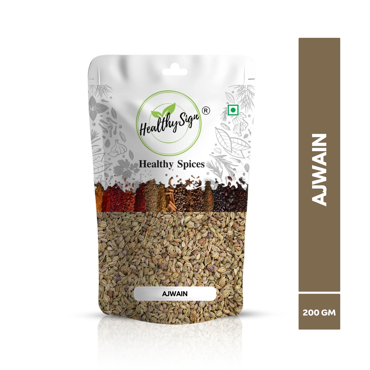 HealthySign Ajwain 100g, 200g, 500g