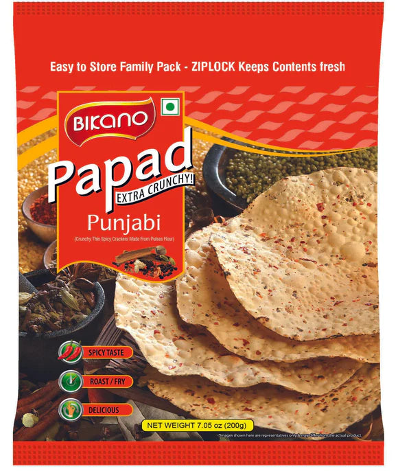 Bikano Papad Punjabi 200g