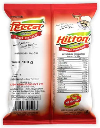 Hilton Chilli Powder 100g, 200g, 500g