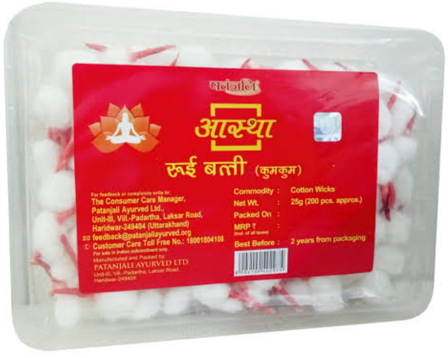 Patanjali Cotton Bati 25g