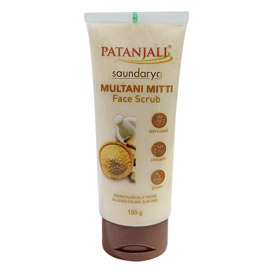 Patanjali Saundarya Multani Mitti Face Scrub 100g