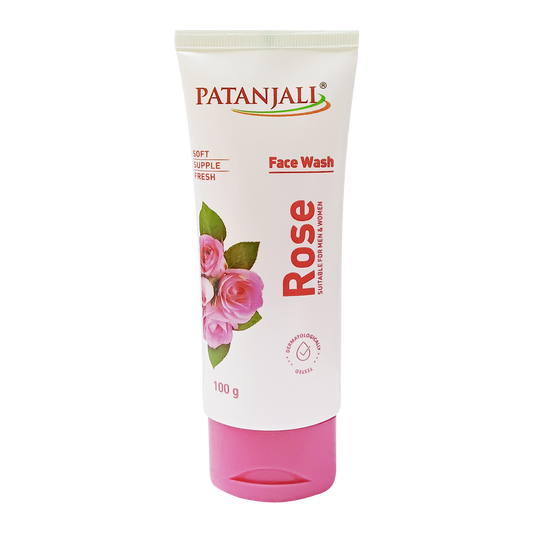 Patanjai Face Wash Rose 100g