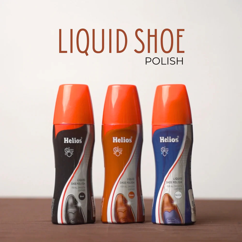 Helios Liquid Shoe Polish 80ml