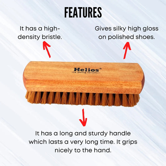Helios Shoe Brush Brown/ Black