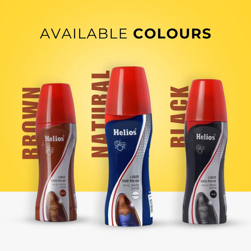 Helios Liquid Shoe Polish 80ml