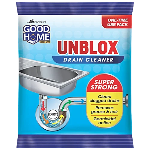 Good Home Unblox Drain Cleaner (50g x 3+1Free)