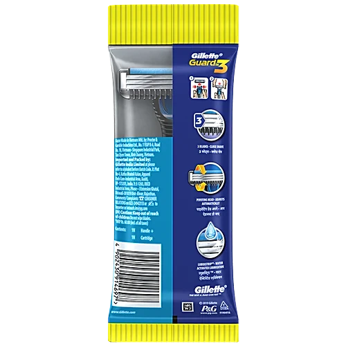 Gillette Guard 1Razor+3Blade