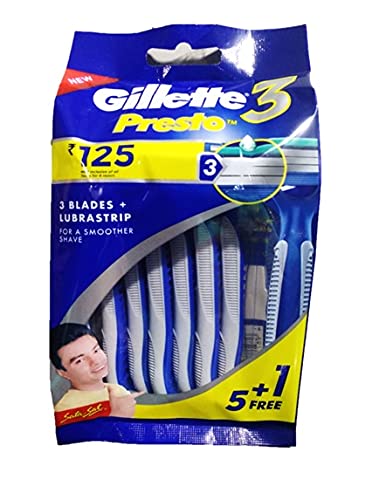 Gillette Presto 3+1free pack