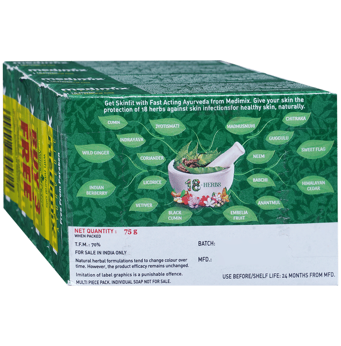 Medimix Soap B3G1 (75g x 3+1)