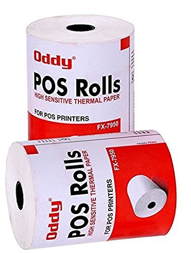 ODDY Paper Rolls Thermal Paper Rolls 78mm (Width) X 60 Mtrs (Length) 1U