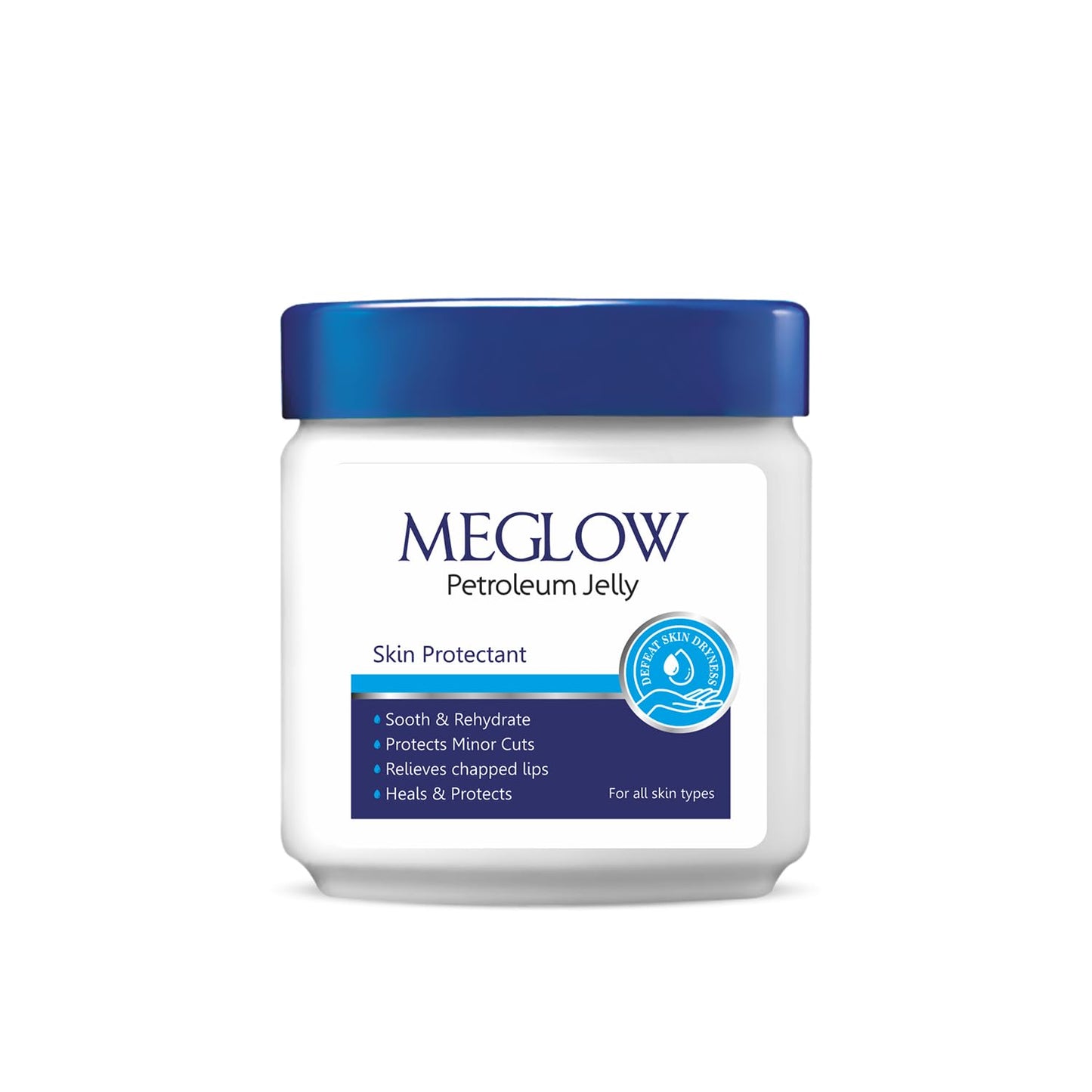 Meglow Petroleum Jelly Cream 100g |  Deep Hydration & Skin Protection