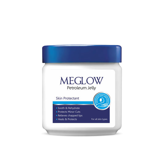 Meglow Petroleum Jelly Cream 100g |  Deep Hydration & Skin Protection