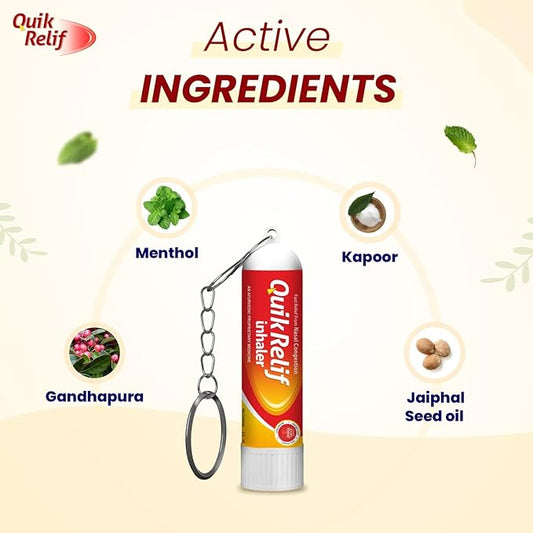 Leeford Quick Relief Inhaler 0.5ml | Mrp50