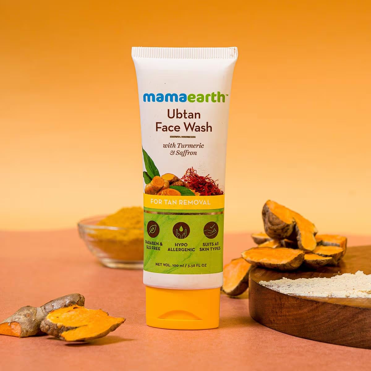Mamaearth Ubtan Natural Glow FaceWash 100ml