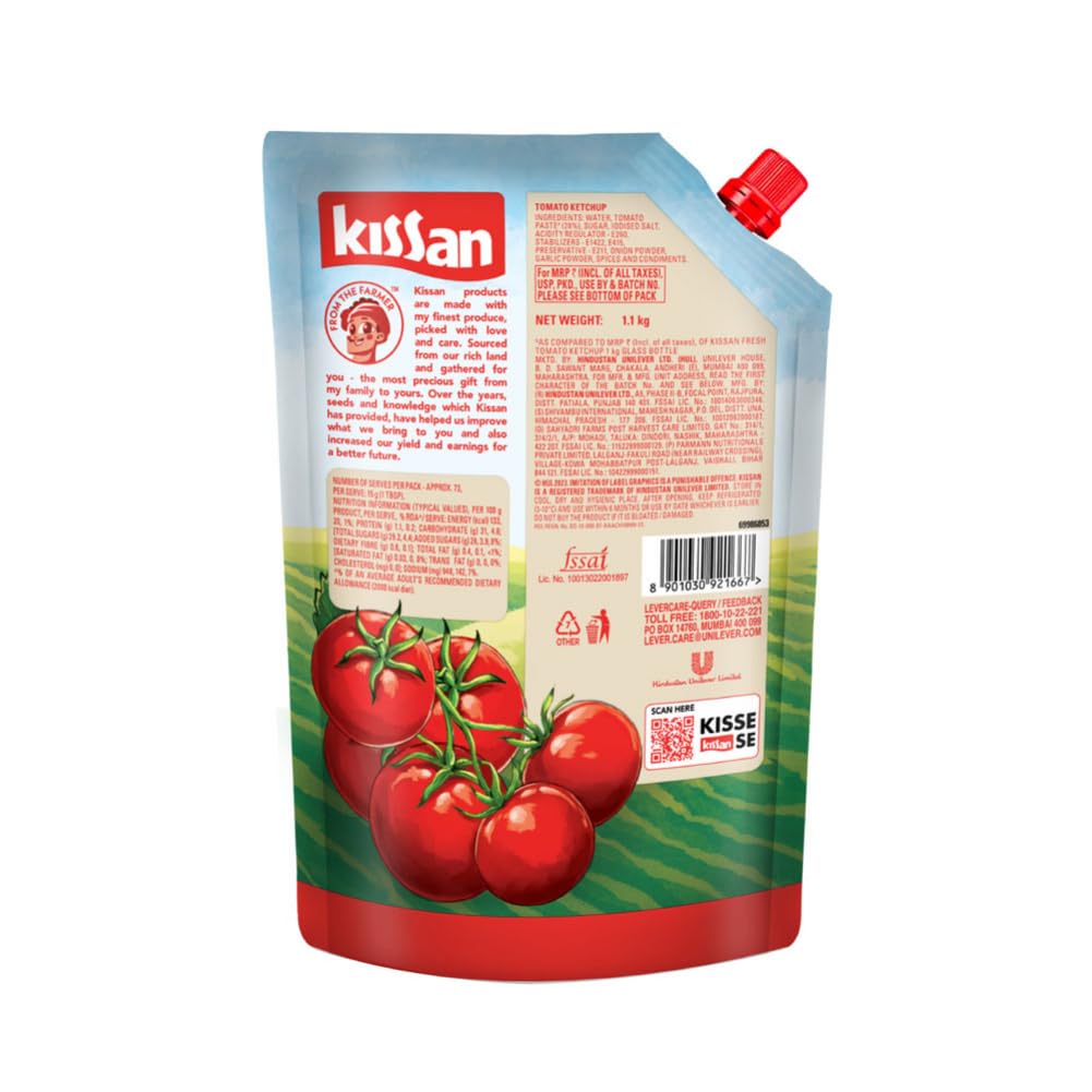 Kissan Fresh Tomato Ketchup 1.1kg