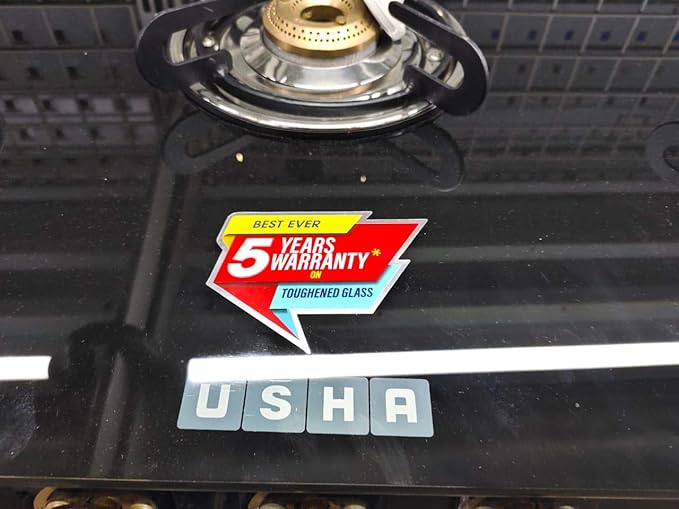 Usha (Gas Stove) Cooktop 3 Burner Glass EBGS-3001