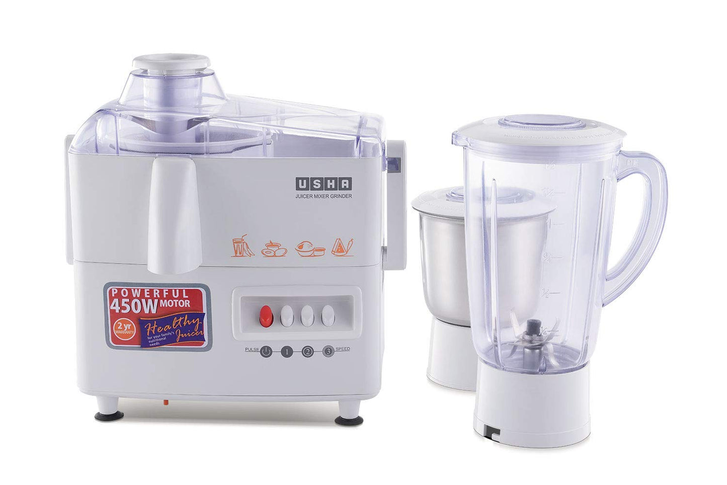 Usha 3345 450W Juicer Mixer Grinder JMG