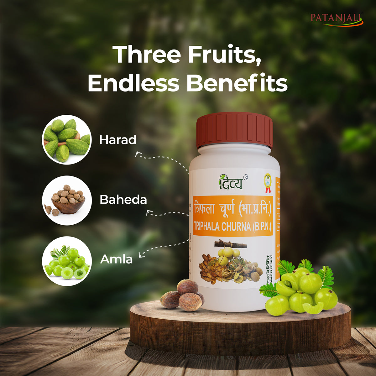 Patanjali Divya Triphala Churna 100g