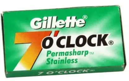 Gillette 7 O'Clock Permasharp Stainless Razor  (1N + 2Blades Free)