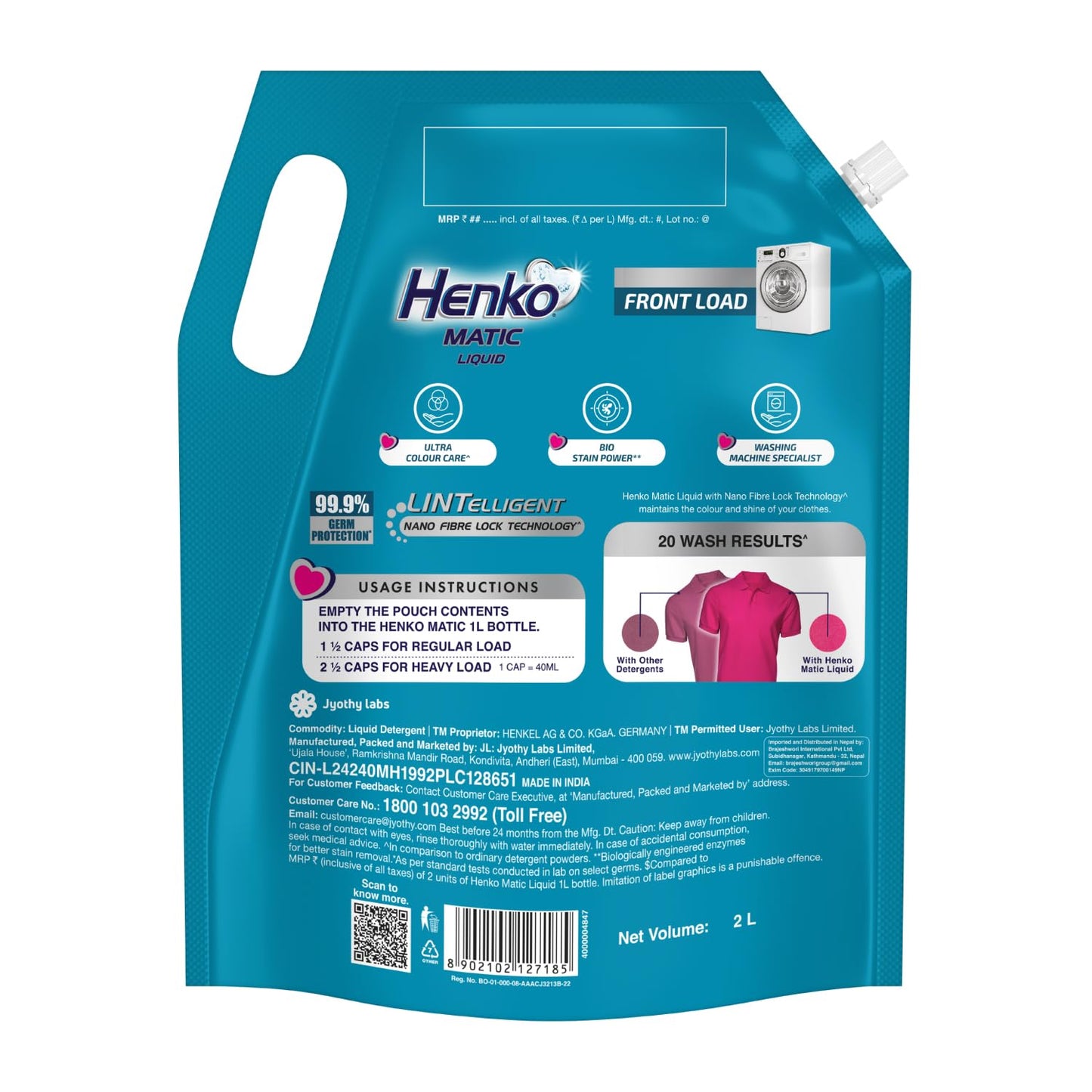 Henko Matic Liquid 2L