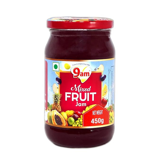 9AM Mixed Fruit Jam 100g, 450g