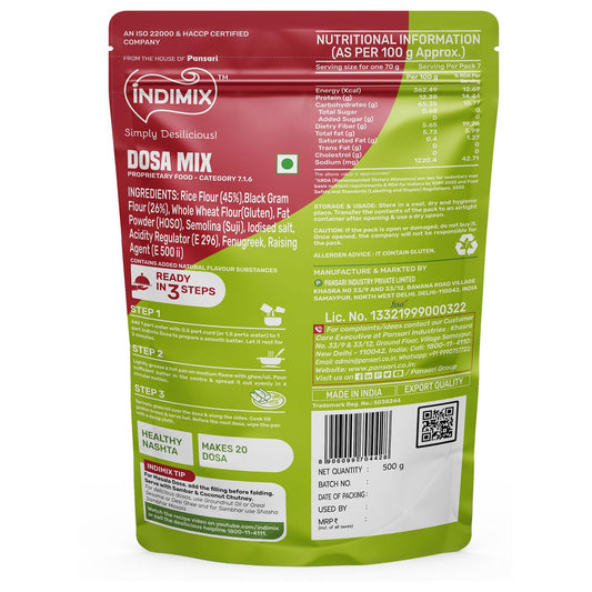 Pansari Indimix Dosa Mix 500g