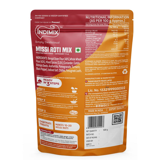 Pansari Indimix Massi Roti 500g