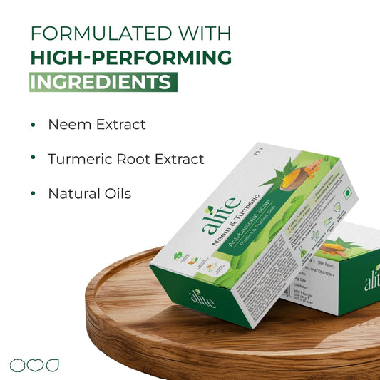 Leeford Alite Neem & Turmeric Soap 75g