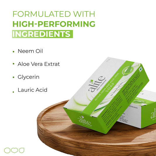 Leeford Alite Neem & Aloe Vera Soap 75g