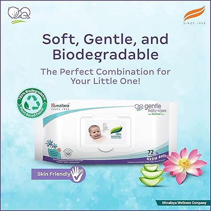 Himalaya Baby Wipes 72N