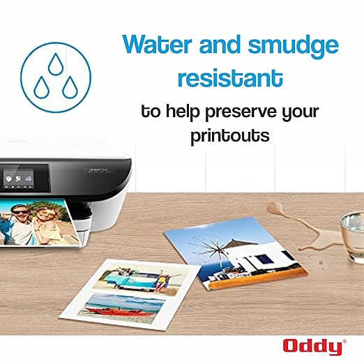 Oddy Inkjet Glossy Paper | Adhesive(Sticker) Coated Paper | PG130A450 AD | 210X297mm| Sheets 50 | 1N