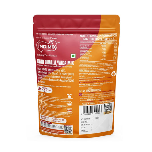 Pansari Indimix Dahi Bhalla 500g