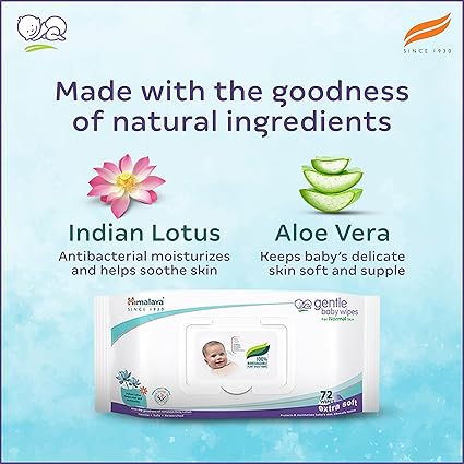 Himalaya Baby Wipes 72N