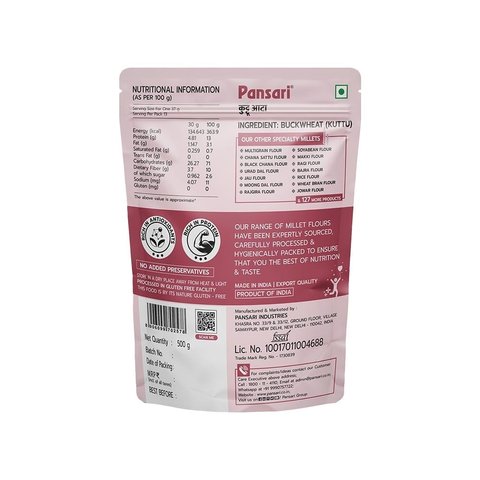 Pansari Kuttu Flour 500g
