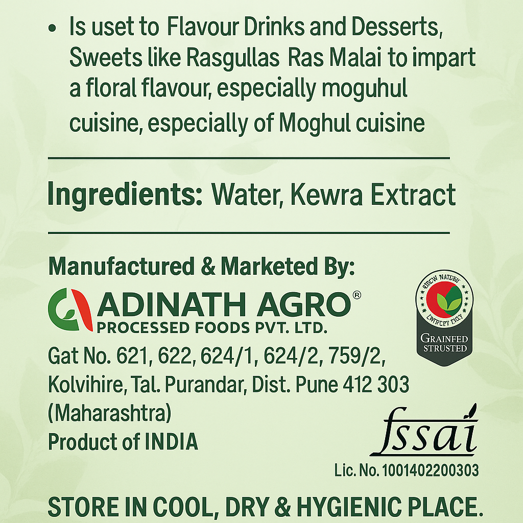 Surabhi Kewra Water 500ml