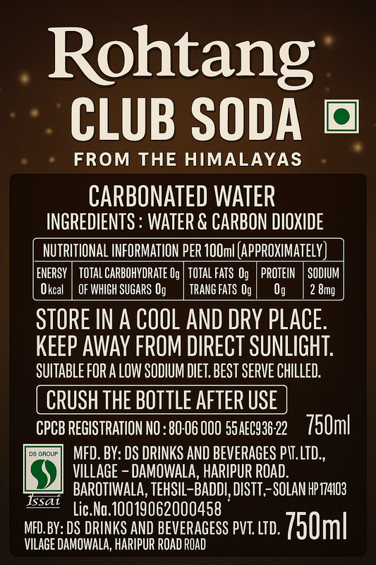 Rohtang Club Soda 750ml